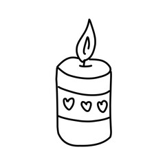 Doodle candles