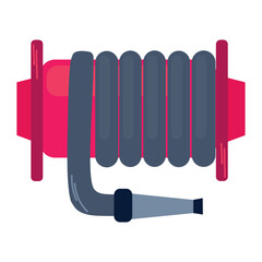 Firehose icon clipart avatar logtotype isolated vector illustration
