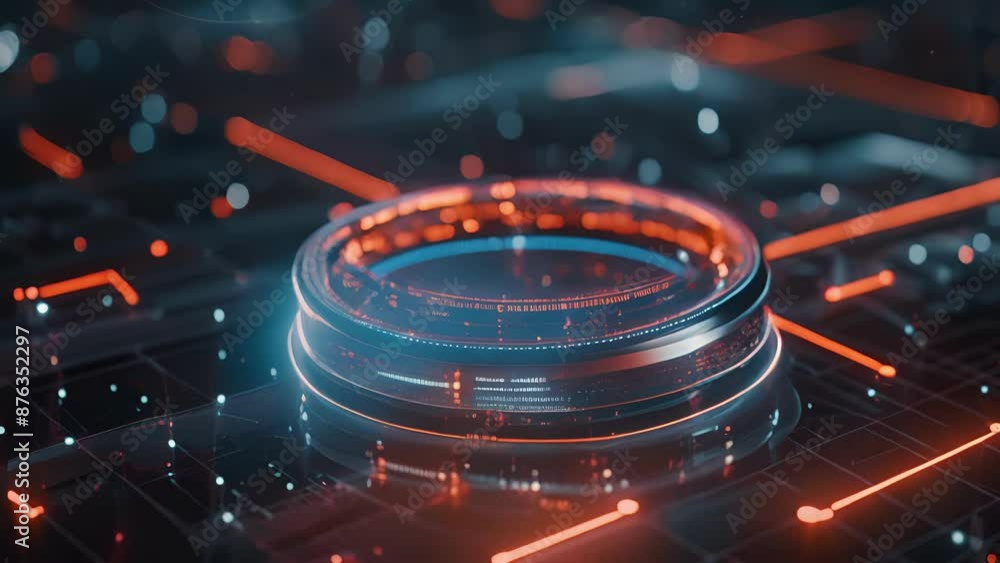 Poster a sophisticated smart ring with 6g capabilities allowing for secure and seamless payment transaction