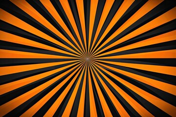 Obraz premium Abstract background in black and orange with a sunburst effect
