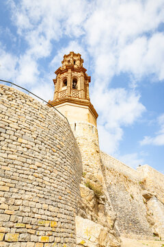 Torre Mudejar de la Alcudia (Torre Mudejar de las Campanas) in Jerica, comarca of Alto Palancia, Province of Castellon, Community of Valencia, Spain