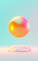 Virtual expense tracker, floating holograms, minimalist background, financial management