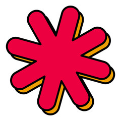 Retro Shape Bold Element