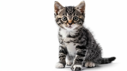 Fototapeta premium british cat isolated on white