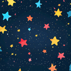 Fototapeta premium seamless pattern with stars
