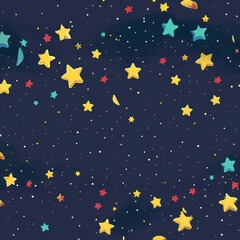 seamless pattern with stars