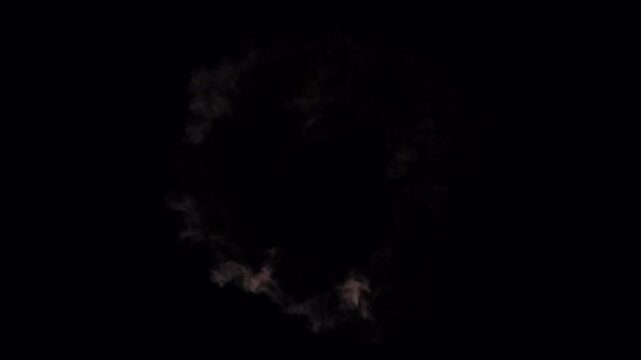 Fiery Shockwave Explosion VFX Overlay with Alpha Channel 4k 24