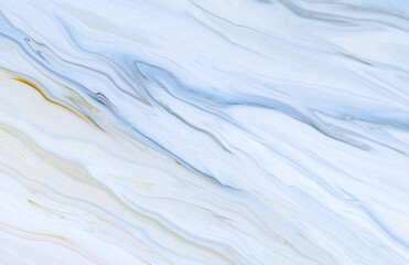 Marble rock texture blue ink pattern liquid swirl paint white dark that is Illustration background for do ceramic counter tile silver gray that is abstract waves skin wall luxurious art ideas concept.