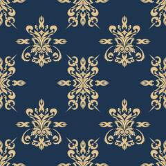 damask pattern vector Perfect for bed sheets, carpets, and wallpapers, the seamless, vintage patterns add a touch of classic luxury to any fabric.