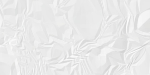 White wrinkly backdrop paper background. panorama craft wrinkly paper texture background, crumpled pattern texture. paper crumpled texture. white fabric crushed textured crumpled.