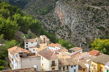 Fototapeta premium a view over Jerica town, comarca of Alto Palancia, Province of Castellon, Community of Valencia, Spain