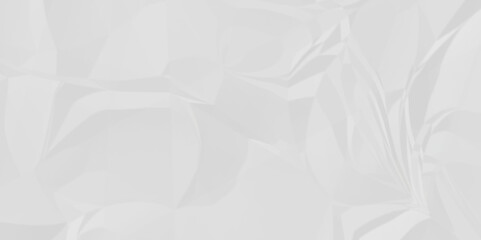 	
White wrinkly backdrop paper background. panorama craft wrinkly paper texture background, crumpled pattern texture. paper crumpled texture. white fabric crushed textured crumpled.