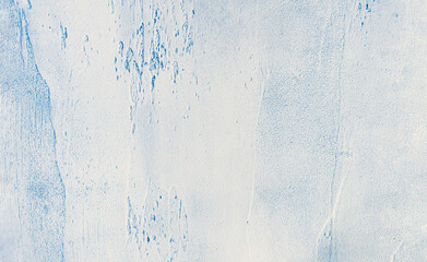 Light blue painted faded background, part of wall, wallpaper, abstract texture for graphic design