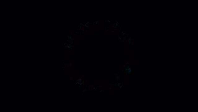 Blue Shockwave Explosion VFX Overlay with Alpha Channel 27