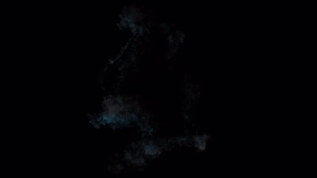 Blue Shockwave Explosion VFX Overlay with Alpha Channel 26