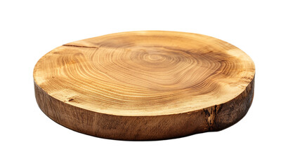 separate circular wooden board
