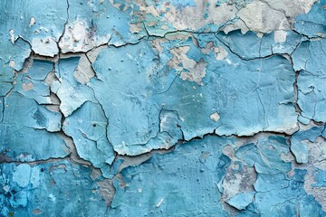 Obraz premium Blue textured concrete background created with Generative AI