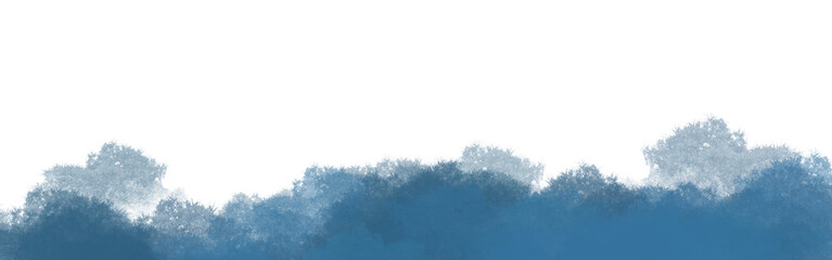 Abstrakcyjna granatowo-niebieska tekstura chmur wyodrębniona z tła © AltisArt