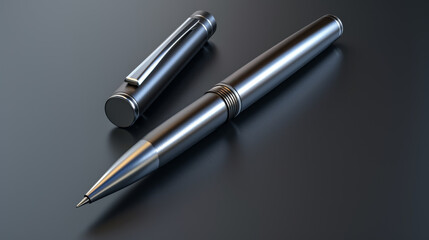 Symbolism: The pen symbolizes decision-making, analysis, or strategy in financial contexts, highlighting the importance of written records and analysis in business operations.