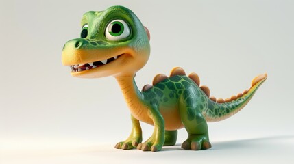 Obraz premium Cute 3D dinosaur