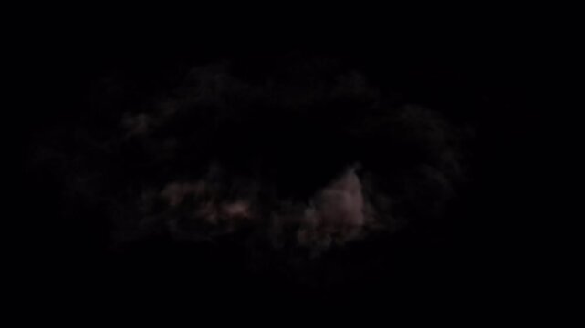 Fiery Shockwave Explosion VFX Overlay with Alpha Channel 06