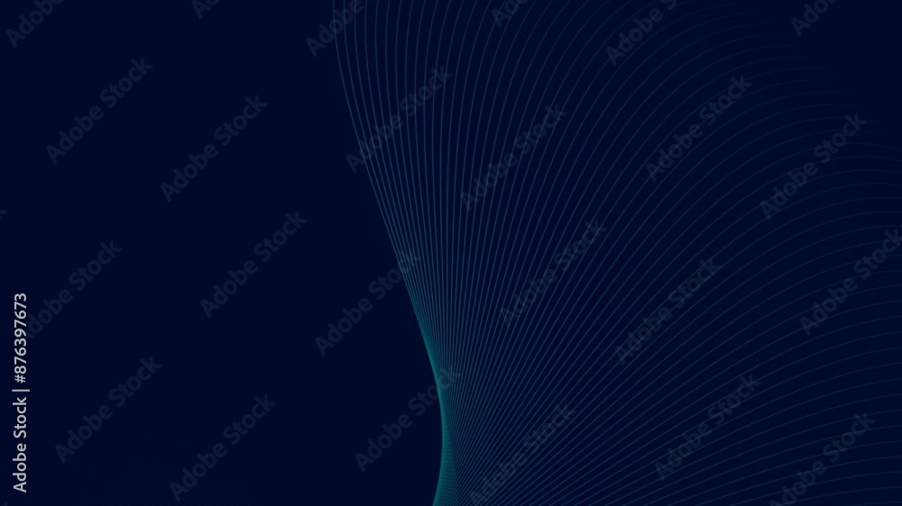 Aufkleber abstract curve lines wave. geometric lines .abstract spiral line.