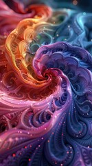 abstract fractal background