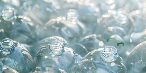 Upcycling Plastic Bottles Used for Water and Soda into New Products. Concept Plastic Upcycling, Sustainability, Creative Reuse, Waste Reduction, Eco-friendly Innovations