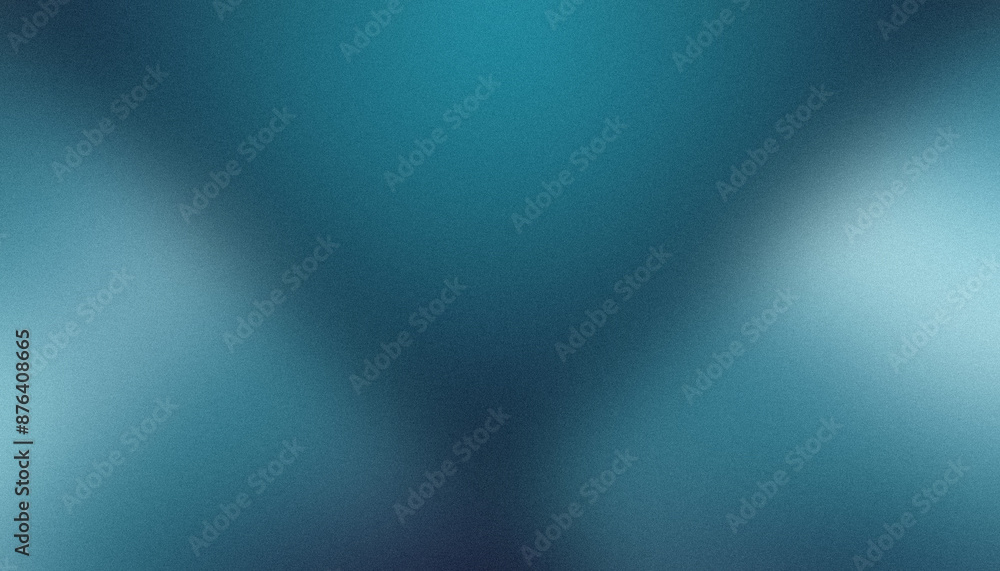 Poster Elegant design with subtle grainy texture on abstract blue gradient background