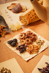 Chinese health drink sour plum soup raw materials