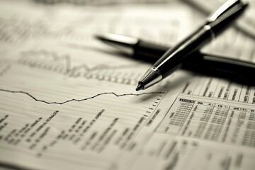 planning analysis business financial data, Closed up accounting calculator with financial investment planning.