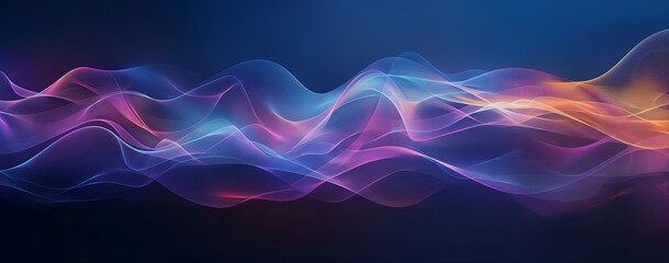 Abstract Colorful Wave, Perfect for Digital Art and Background Themes