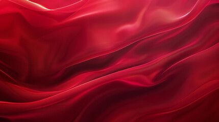 Fototapeta premium A deep red background with a smooth gradient and slight shimmer