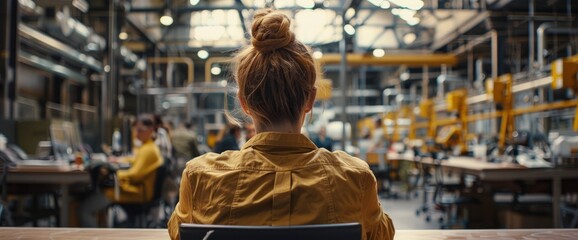 Presenting A Zero-Waste Vision To Executives In A Factory Meeting, Feeling Strategic