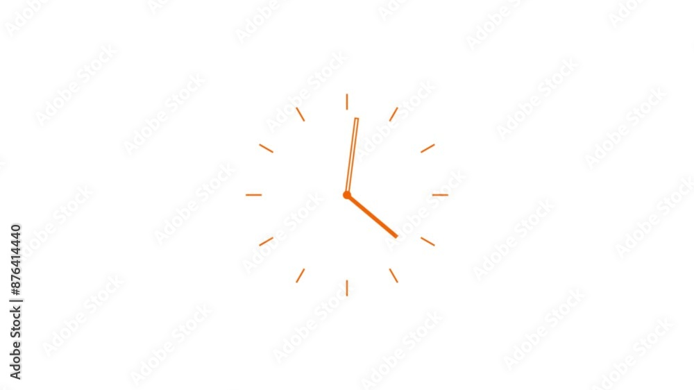 Poster clock timer animated.