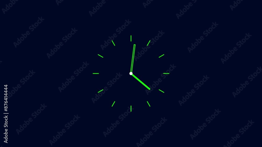 Poster fast motion clock icon . animation of clock. clock icon.