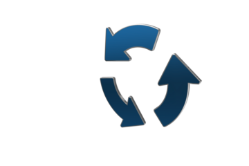 symbol recyklizacja, recyrkulacja odpady