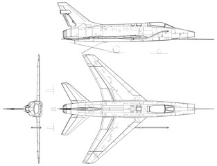 Fighter Jet, plane, Aircraft, 3 side view, blueprints, svg cut file, cnc cut file, engraving file, CNC router file, laser cutting, Cricut File, isolated, Engraving model