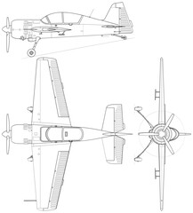 Fighter jet planes 3 view, blueprints, svg cut file, cnc cut file, engraving file, CNC router file, laser cutting, Cricut File, isolated, Engraving model
