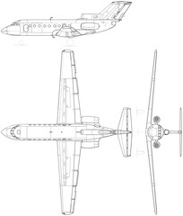 Fighter jet planes 3 view, blueprints, svg cut file, cnc cut file, engraving file, CNC router file, laser cutting, Cricut File, isolated, Engraving model