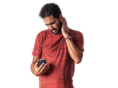 Pessoas com a sindrome "Text Neck", Dores na coluna cervical  e pesco&ccedil;o causadas pelo uso excessivo de celulares.