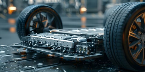 Obraz premium Cuttingedge soli. Concept Robotics, Artificial Intelligence, Virtual Reality, Machine Learning, Future Technologies
