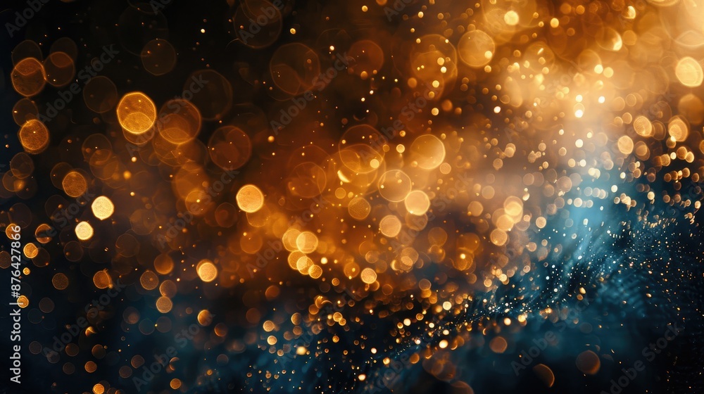 Poster old fashioned abstract bokeh background with empty space