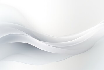 Obraz premium abstract white background with smooth lines. Vector illustration for your design
