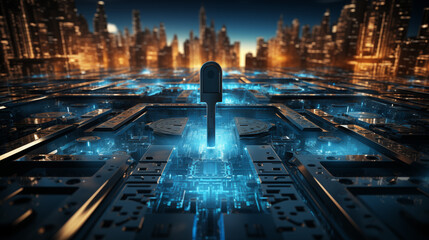 Industrial Engineer at a Futuristic Factory.