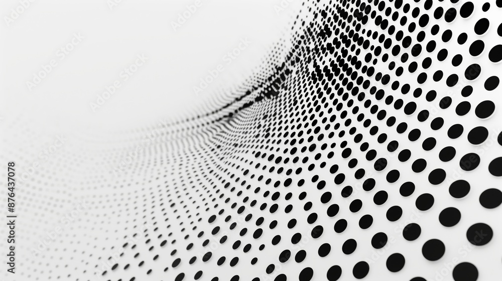 Poster a minimalist dot pattern with crisp lines offers a timeless, elegant look, enhancing any space.