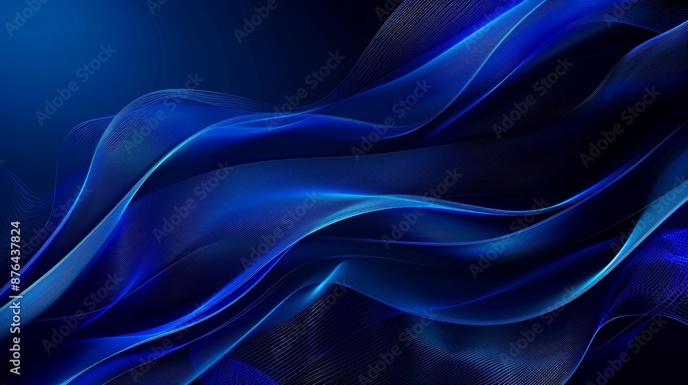 Aufkleber dark blue abstract background for creative projects generative ai