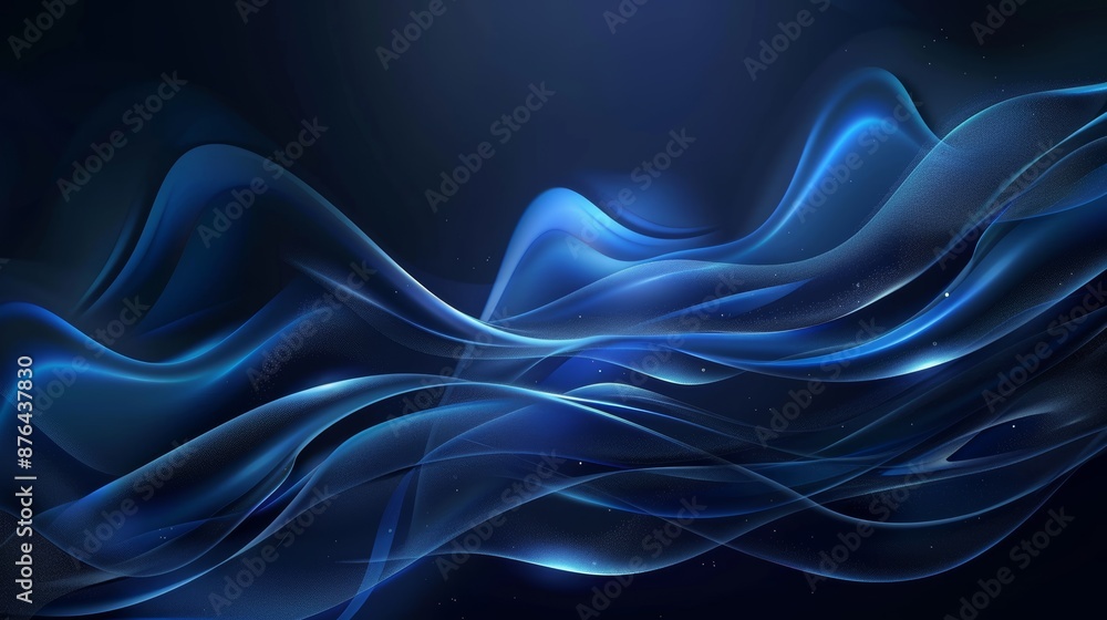 Poster dark blue abstract background for creative projects generative ai