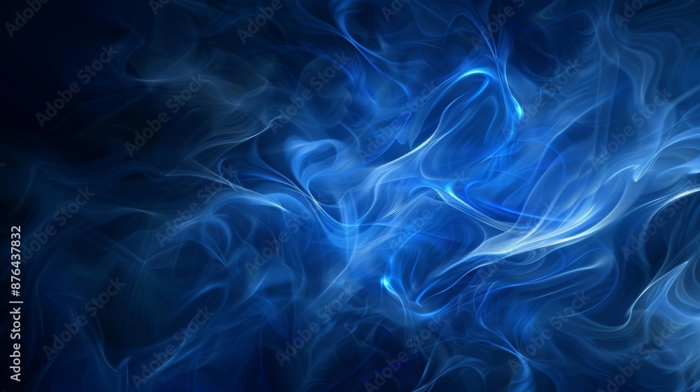Poster dark blue abstract background for creative projects generative ai
