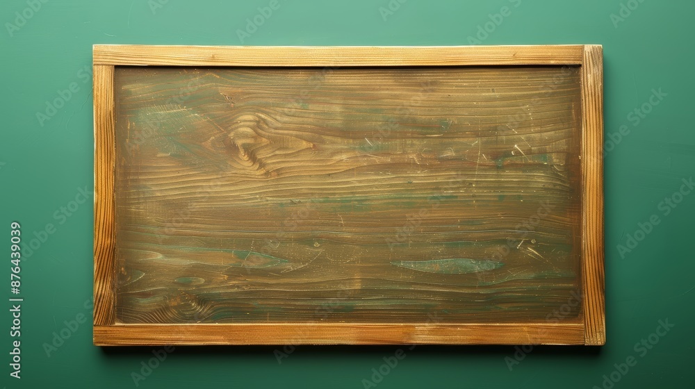 Aufkleber presentation board on green background for office use generative ai